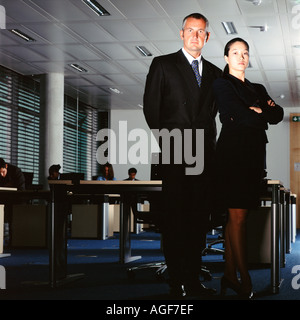 Young au travail Banque D'Images