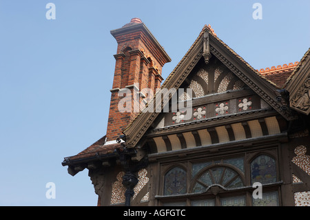 L'AVANTAGE INSTITUTE ROYAL FREE PUBLIC LIBRARY Canterbury Kent England Banque D'Images