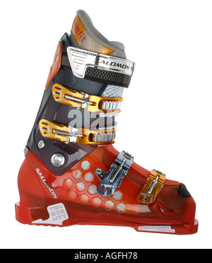 Chaussures de ski Salomon Banque D'Images