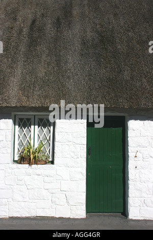 "L'homme tranquille' cottage à Cong, dans le comté de Mayo, Irlande Banque D'Images