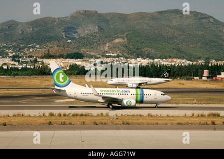 Aéroport Malaga espagne andalousie Banque D'Images