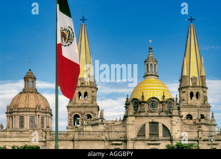 Cathédrale de Guadalajara, Mexique Banque D'Images