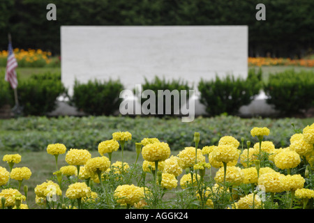 Tombe de Franklin Delano et Eleanor Roosevlt dans Hyde Park NY Banque D'Images