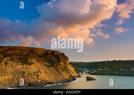 Beau ciel de St Agnes Cornwall UK Banque D'Images