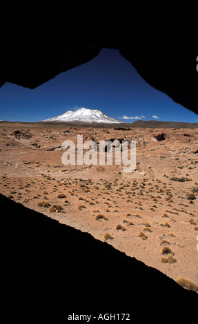 Reserva Nacional Eduardo Avaroa Parc national au sud-ouest de la Bolivie Mirador del Volcan Ollague Colina Corina Bolivie S'Amérique Banque D'Images