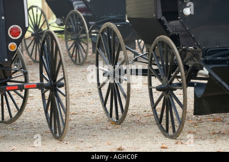 La vie Amish à Millersburg et Sugar Creek Holms Ohio Comté Banque D'Images