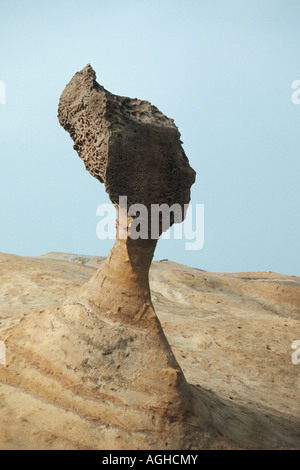 Rock formation Queens Head, Taiwan, Yeliou parc géologique Banque D'Images