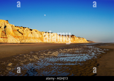 Les dunes fossiles à Mazagon Huelva Espagne Banque D'Images