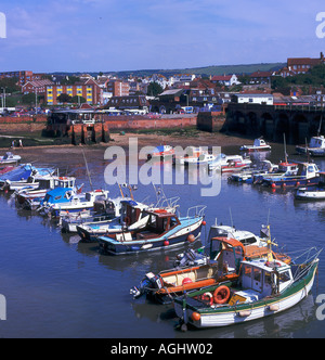 Port de Folkestone Kent England Banque D'Images