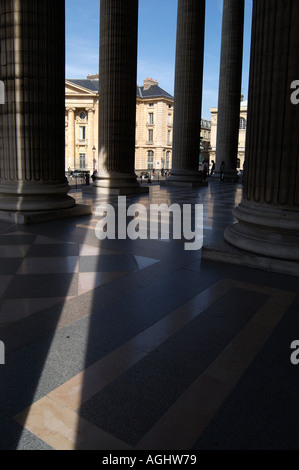 Entrée Panthéon Paris France Banque D'Images