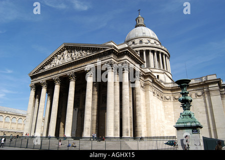 Entrée Panthéon Paris France Banque D'Images