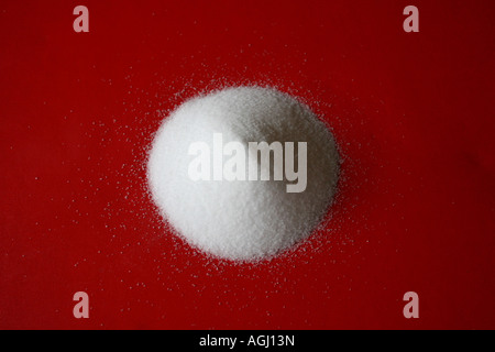 Le sel de table ou chlorure de sodium NaCl Banque D'Images