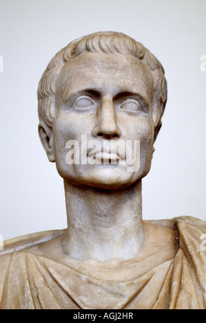 Gaius Julius Caesar 100 BC 44 BC et leader politique militaire romaine et l'un des hommes les plus influents de l'histoire mondiale Banque D'Images