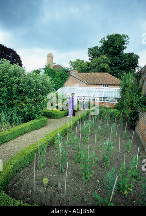 Jardins ouverts au Hall dans le Suffolk Redisham Banque D'Images
