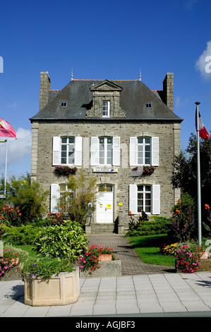Bureau de poste PLOUBALAY BRETAGNE FRANCE Banque D'Images