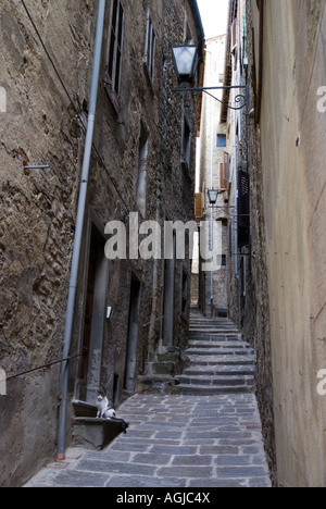 Vieux Centre-ville. Cortona, Arezzo, Italie Banque D'Images