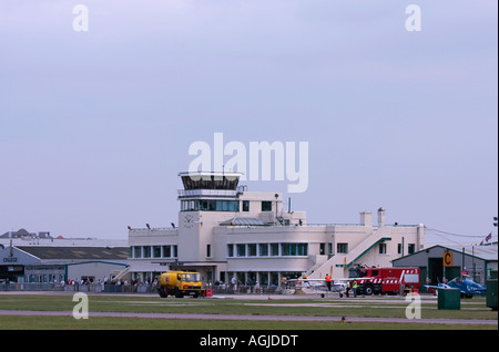 Terminal de l'aéroport de Shoreham à Shoreham-by-sea, West Sussex, Angleterre, Royaume-Uni Banque D'Images