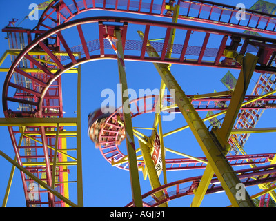 Roller coaster ride Banque D'Images