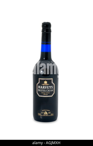 Harveys Bristol cream Sherry alcool bouteille Banque D'Images