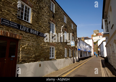 Salcombe Devon UK Union Street station de sauvetage ancien Banque D'Images