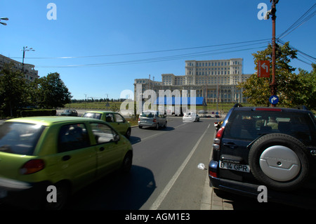 Bucuresti, Palais du Parlement, le musée Casa Poporului Banque D'Images