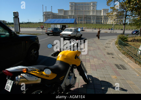 Bucuresti, Palais du Parlement, le musée Casa Poporului Banque D'Images