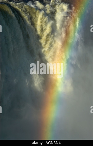 Victoria Falls au Zimbabwe. Banque D'Images