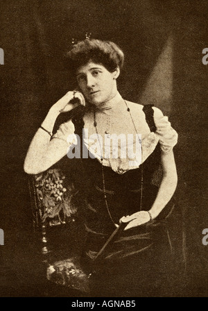 Edith Wharton, 1862 - 1937. Écrivain, nouvelliste, dramaturge, et designer Banque D'Images