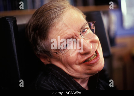 Le professeur Stephen Hawking Banque D'Images
