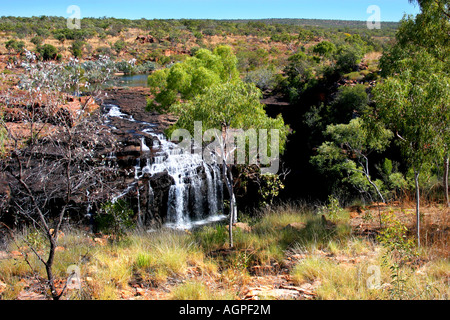 Manning Gorge Falls Gibb River Road en Australie occidentale Banque D'Images