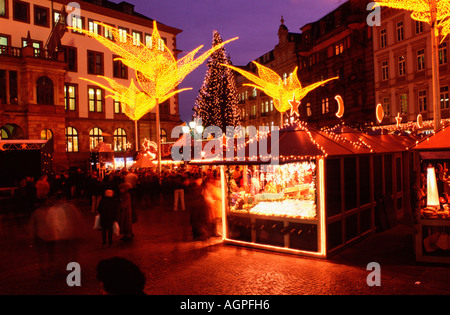 Foire de Noël / Wiesbaden / Weihnachtsmarkt / Sternschnuppenmarkt Banque D'Images