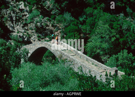 Pont génois d'Ota / Genuesenbruecke / Banque D'Images