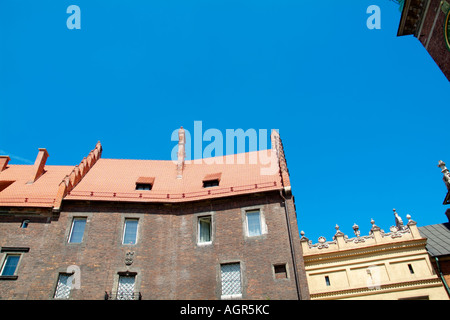 La colline de Wavel, Cracovie, Pologne Banque D'Images