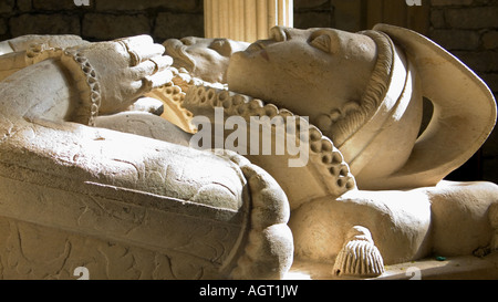 Leweston Memorial, Abbaye de Sherborne, Dorset, England, UK Banque D'Images