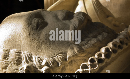 Leweston Memorial, Abbaye de Sherborne, Dorset, England, UK Banque D'Images