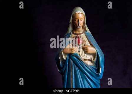 Statuette de Sacré Coeur Madonna Banque D'Images