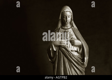 Statuette de Sacré Coeur Madonna Banque D'Images