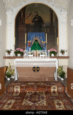 La tombe de Paracelse dans l'église de Saint-Sébastien. Salzbourg, Autriche. Banque D'Images