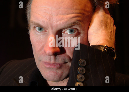 Portrait du chanteur auteur-compositeur Sting anciennement de la police Banque D'Images