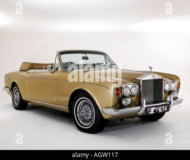 1975 Rolls Royce Corniche cabriolet Banque D'Images