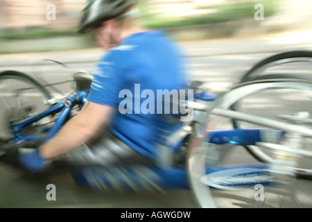 Rollstuhlmarathon international Marathon en fauteuil roulant Banque D'Images