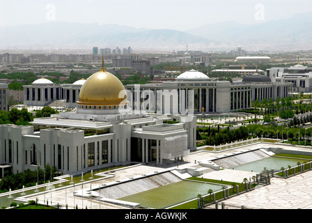 President palace. D'Achgabat. Le Turkménistan. Banque D'Images