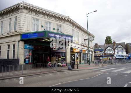 La station Willesden Green Banque D'Images