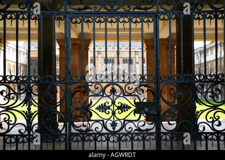 Nevile's Court et l'Wren Library à Trinity College de Cambridge UK Banque D'Images