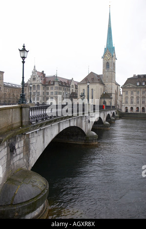 Pont sur / Münster Banque D'Images