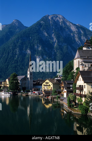 Hallstatt, Salzkammergut, Autriche Banque D'Images