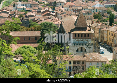 France Tarn-et-Garonne Moissac Afficher Banque D'Images