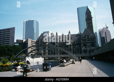 Nathan Phillips Square. Toronto, Ontario, Canada Banque D'Images