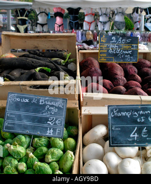 Marché hebdomadaire rural à Maubourguet Gascogne France Banque D'Images