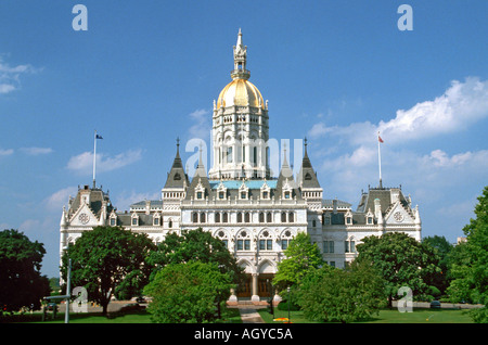 Hartford Connecticut State Capitol Building Banque D'Images